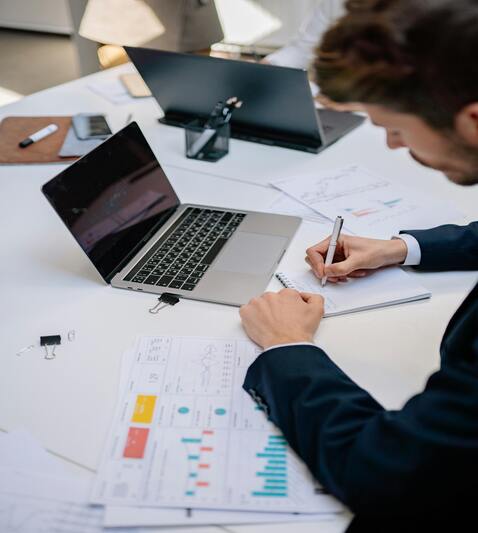 Investment strategy team meeting